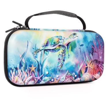 Imagem de Lokigo Nintendo Switch OLED Carrying Case - Protective Hard Shell Portable Case for Nintendo Switch Console & Accessories, Turtle