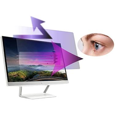 Imagem de Protetor de tela antiluz azul e antirreflexo premium (pacote com 2) para monitor de 20 polegadas (medido na diagonal). O tamanho do protetor de tela é de 44 cm de largura x 24,9 cm de altura