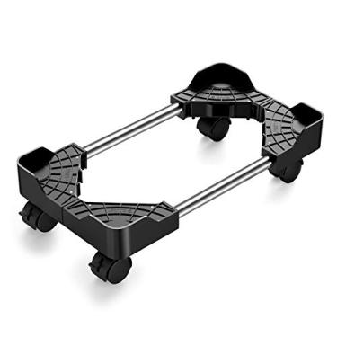 Imagem de ORICO Suporte de CPU móvel, suporte de torre de computador ajustável com roda de trava, cabe na maioria dos PCs para jogos sob mesa de escritório doméstico (CPB4)