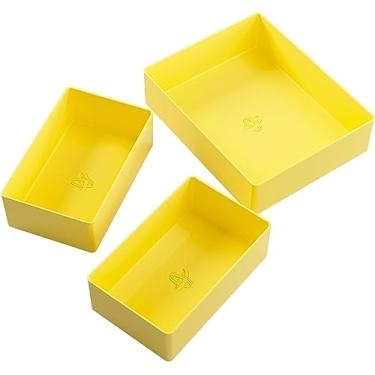 Imagem de Token Silo Card Add On - 3-Piece Set of Game Trays, Holds Game Cards, Tokens, Dials and Dice, Organize LCG, TCG and Board Game Accessories, Modular Design, Yellow Color, Made by Gamegenic