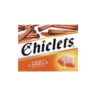 Imagem de Chiclets Adams Canela Sem Açúcar Importado 16,8g
