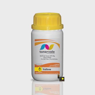 Imagem de Toner Refil TankFull Para hp 201A CF402A Yellow + Chip - hp M277dw M252dw de 45g