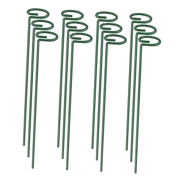 Imagem de Baoblaze 12pcs Plant Stakes Plants adereços, Jardim Single Stemmed Plant Support Hoops, para Rose, Altura 45cm