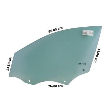 Imagem de Vidro Porta Dianteira Esquerda Mercedes Benz Classe C 250 2021 a 2025 