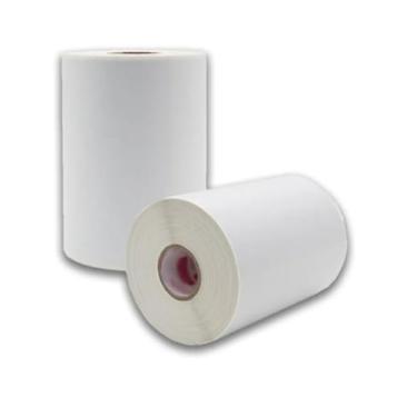 Imagem de 2 Rolos de Etiqueta 10x15 100x150 Térmica Serrilhada Jumbo 500 Unidades