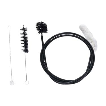 Imagem de menolana 3pcs Bocalista de limpeza de pincel de 3pcs pincéis de limpeza de trompete de trompete de trompete de bocal de bocal para acessório de instrumentos