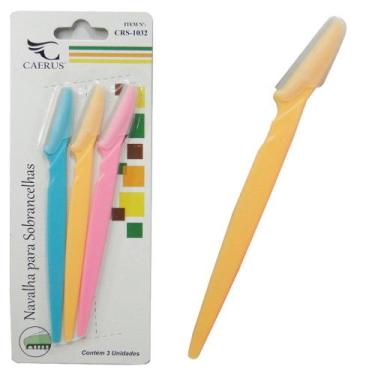 Imagem de Navalhete Navalha Feminina Para Sobrancelha E Rosto - Lâmina Fixa COLO