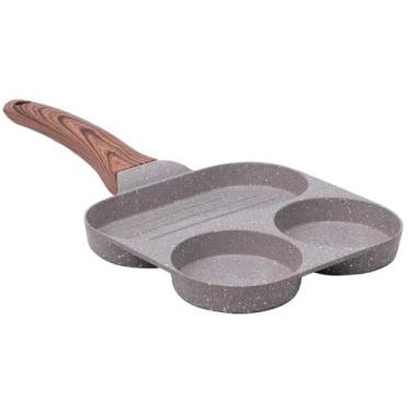 Imagem de Grill 3 em 1 Cerâmica 18cm Mimo Style Cook Grafito