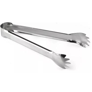 Imagem de Kit 4 Pegador de Gelo Aço Inox Weck Multiuso 18cm Bar Bartender Drinks