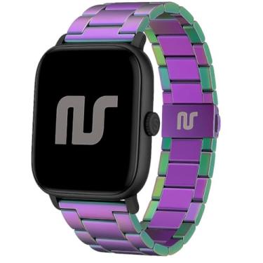 Imagem de Pulseira Nandos-Store compatível com Amazfit GTR 42MM / GTS/GTS 2 / GTS 2 mini (Colorfull 3 elos)