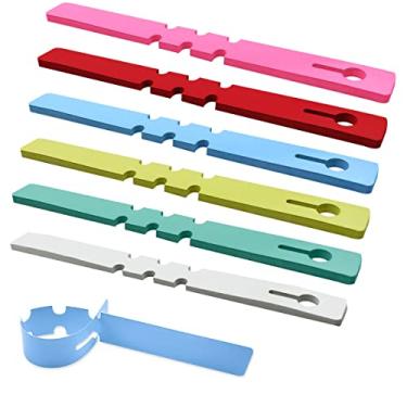 Imagem de 120 etiquetas de plástico para plantas que envolvem etiquetas de árvore penduradas à prova d'água ajustáveis para jardim de berçário, marcadores de flores reutilizáveis com grande superfície de