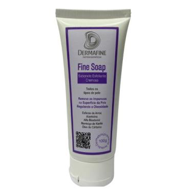 Imagem de Dermafine Fine Soap Sabonete Esfoliante Cremoso 100g