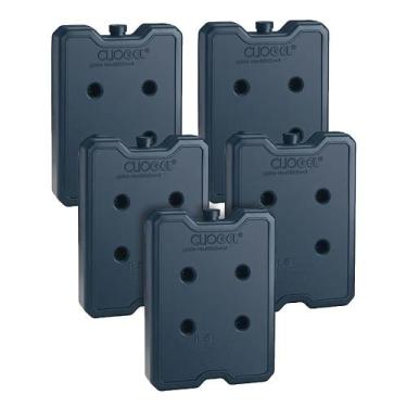 Imagem de Gelo Reutilizável Rigido 1 Litro 1050ml Clio Gel Bebidas Alimentos Vac