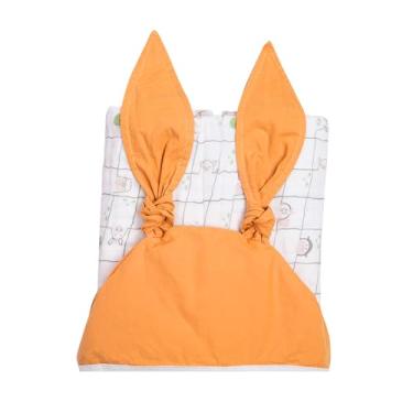 Imagem de Toalhão De Banho Avental Soft Premium Papi Baby Com Capuz 1,0M X 90Cm 01 Unidade