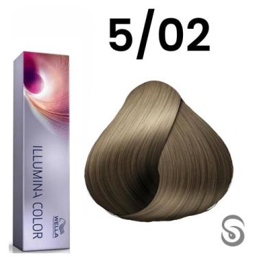 Imagem de Wella Illumina Color Coleção Inverno 5/02 Castanho Claro Natural Mate 