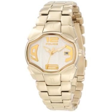 Imagem de Police Relógio feminino PL-12896BSG/04M Angel Silver Dial Gold IP Date