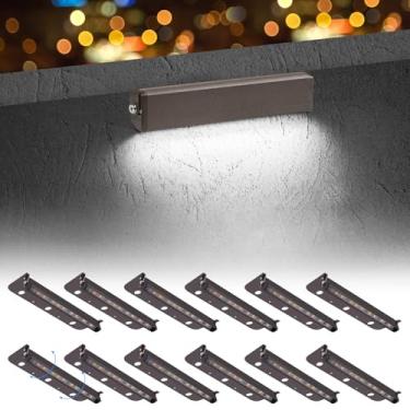 Imagem de Kwinmyso - Pacote Com 12 Unidades De Iluminação Led 3 W E 7 Polegadas Para Pavimentação, Luzes Parede Contenção Baixa Tensão V Ca/Cc, Paisagística, Degrau Externas Brancas 5000 K, Vida Útil 50.000 H