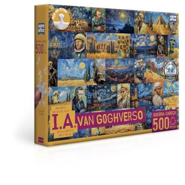 Imagem de Toyster - Quebra-cabeça: IA Van Gogh Verso - 500 peças - Game Office