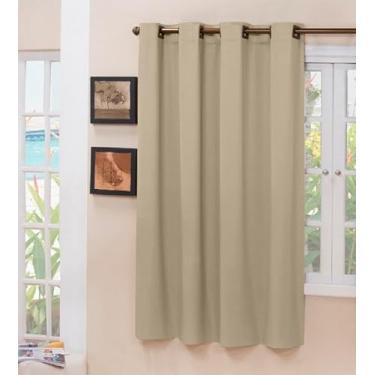Imagem de Cortina Blecaute Tecido Bege 1,40x1,50 Janela Porta