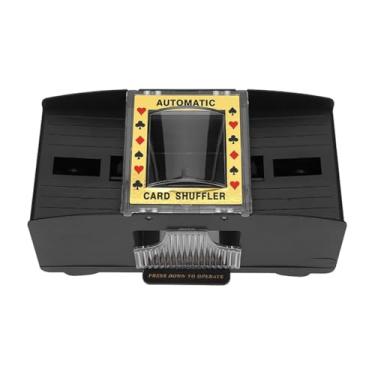 Imagem de Embaralhador Automático de Cartas para 2 Baralhos Embaralhador de Baralhos Misturador de Cartas Poker Truco Buraco