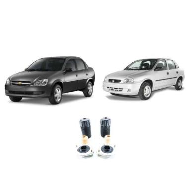 Imagem de Par de Batente Corsa Sedan Dianteiro (2002 Até 2004 ) Classic 1.0/1.6 