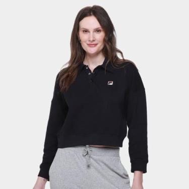 Imagem de Moletom Fila Sportstyle F-Box Feminino, Preto, GG