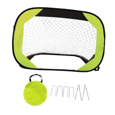 Imagem de oshhni Baliza de futebol infantil Baliza de futebol fácil de montar de para presente infantil Equipamento de treinamento para jogos Campo interno e externo, Style B