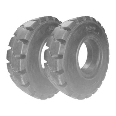 Imagem de Kit 2 Pneus Unisol 6.00X9 Totalflex New Maciço Carga