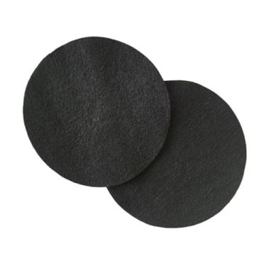 Imagem de Mqetly 2 peças almofadas de drenagem de óleo tapete de troca de óleo acessórios automotivos premium substitui diretamente almofada profissional, Redondo