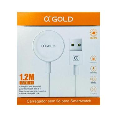 Imagem de Carregador Magnético AlphaGold Para Smartwatch 4 5 6 7 8 SE