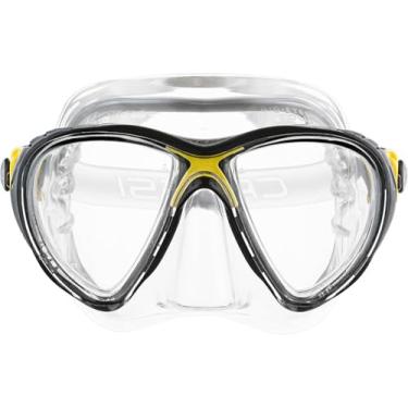 Imagem de Máscara de Mergulho Cressi Big Eyes Evolution Crystal - Amarelo