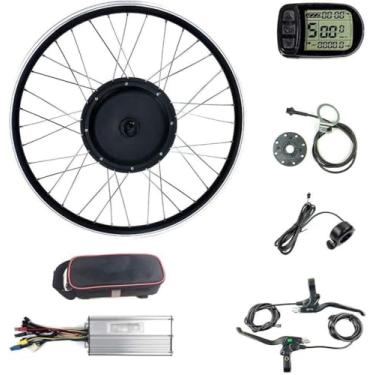 Imagem de Kit De Conversão De Motor De Bicicleta Elétrica Kit De Conversão De Bicicleta Elétrica 48v 1000w Roda Dianteira E-bike Cubo De Ciclismo Com Display Lcd5, 48v1000wfront Wheel, 20”