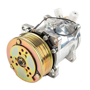 Imagem de Zoncar Compressor de ar condicionado automotivo 58589 com embreagem compatível com Wrangler 1987-1990 4.2L, 1985-1986 CJ7 4.2L, 1989-1990 Wrangler 2.5L, 1985-1987 Cherokee 2.1L, 1986-1987 Comanche