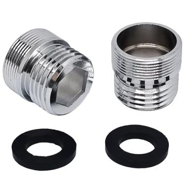 Imagem de Aerador adaptador de torneira para purificador de água, conector macho G1/5.1 cm para conector macho de 22 mm, adaptador de torneira de latão, aerador de conector de torneira para banheiro cozinha