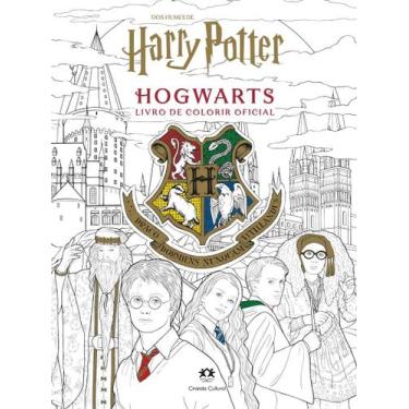 Imagem de Livros Colorir Harry Potter - Casas de Hogwarts - Oficial - CIRANDA CU