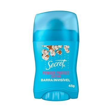 Imagem de Desodorante Antitranspirante Secret Clear Barra Powder Protect Algodão 45g