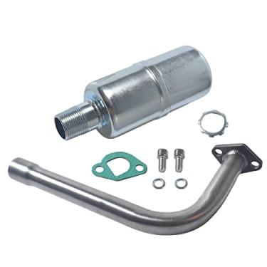 Imagem de Cabeçalho de tubo de escape com silenciador para Honda GX160, GX200 para Predator 212cc 196cc Go Kart & Mini Bike para Coleman MiniBike CT200U e CT200EX BT RB 212cc
