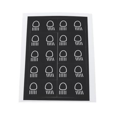 Imagem de The Lord of the Tools 10 etiquetas adesivas para interruptor de luz de para-sol de controle remoto para carro 23 x 14 mm compatível com MZ ETZ compatível com Simson S51