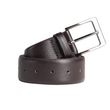 Imagem de Cinto Masculino Fasolo Couro Social T104143 Café, Café, 110