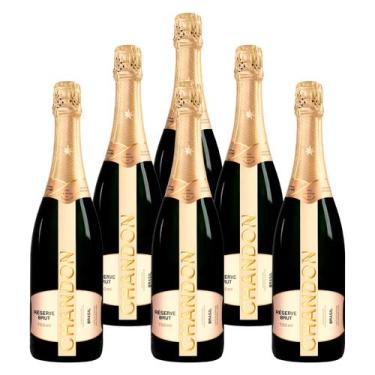 Imagem de Espumante Chandon Réserve Brut 750ml 6 Unidades
