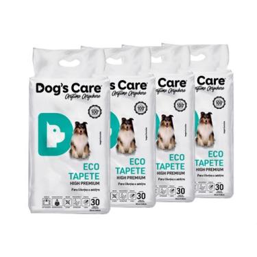 Imagem de Tapete Higiênico P/cães Dog's Care Eco High Premium - 120un - DOGS CAR
