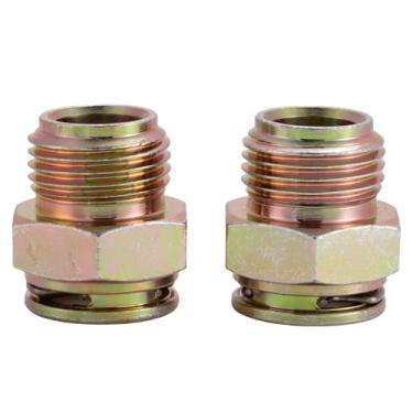 Imagem de Conector de linha do refrigerador de fluido de transmissão compatível com GMC Sierra2005-2013, GMC Yukon 2000-2014, Escalade 2009-2013, 2 peças de encaixe de radiador de óleo do motor