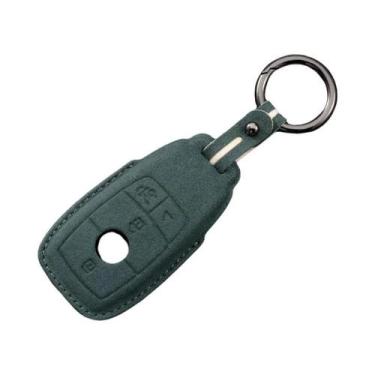 Imagem de Capa De Chaveiro De Couro Mercedes Benz Para a C E S G Classe GLC CLE 