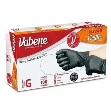 Imagem de Luvas Viniflex G Preta 100uni - Vabene