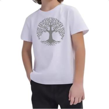 Imagem de Camiseta Infantil Arvore da vida cinza - Alearts, 14