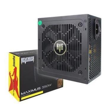 Imagem de Fonte Gamer Revenger 80 Plus Bronze Maximus 550w