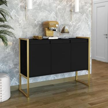 Imagem de Aparador Buffet 3 Portas Industrial Cantinho do Café para Sala de Jant