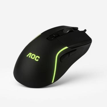 Imagem de Mouse Gamer GM170 com Fio USB, RGB 7 Cores, 7200 DPI Ajustáveis, 7 Botões Programáveis, Design Ergonômico, Preto, Compatível com Windows e Mac