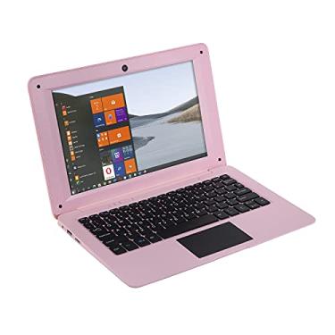 Imagem de Goldengulf Windows 10 Laptop Mini 10 polegadas 32GB Ultra fino e leve Netbook Quad Core CPU PC HDMI WiFi USB YouTube (rosa claro)