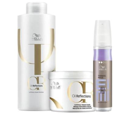 Imagem de Wella Oil Reflections Sh 1000ml + Masc 500ml + Thermal Image 150ml - W